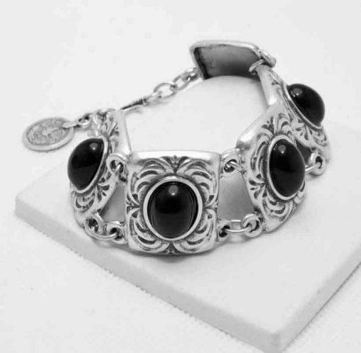 Black stone bracelet