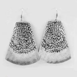 Turkish shield earrings.