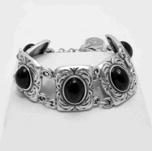 Black stone bracelet