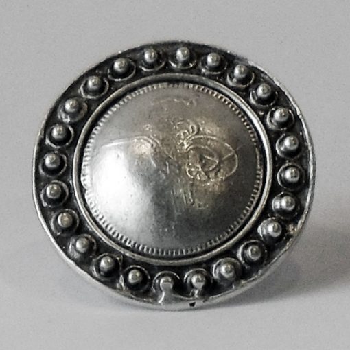 Silver shield ring