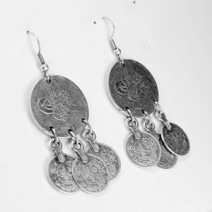 Wholesale coin earrings