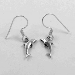 925 silver dolphin earrings
