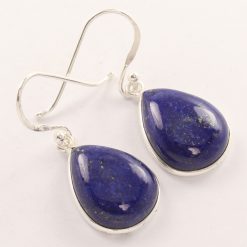 lapis lazuli silver earrings