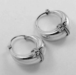 Solid 925 Silver Earrings