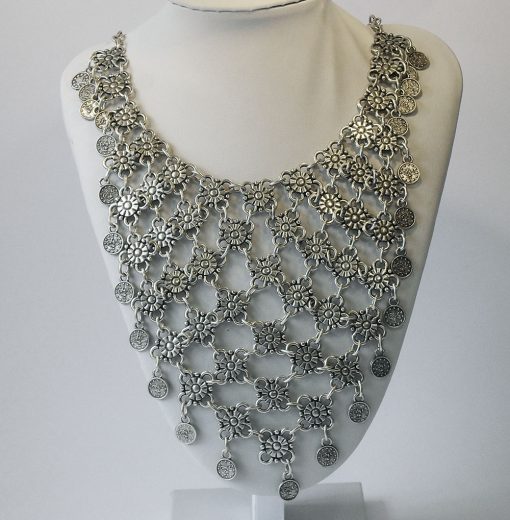 Silver Cage necklace