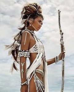 Bohemian tribal girl