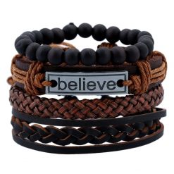 Believe coloured bracelet