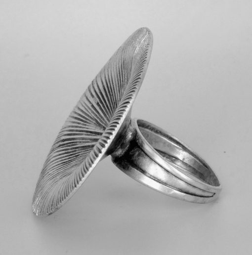 wholesale silver mushroom ring