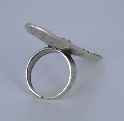 silver surfboard fashion ring