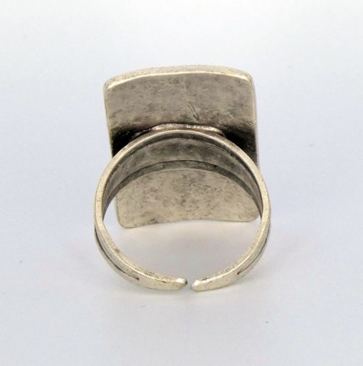 silver rectangle wholesale ring