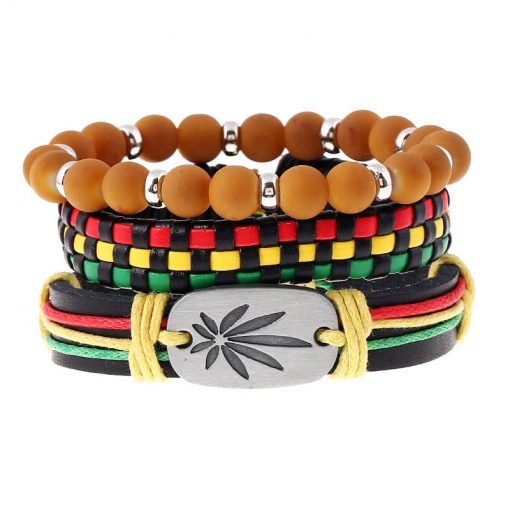 Reggae multi layer bracelet