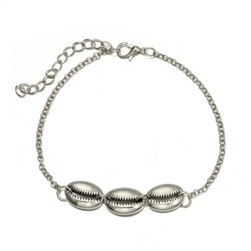 cowrie shell anklet