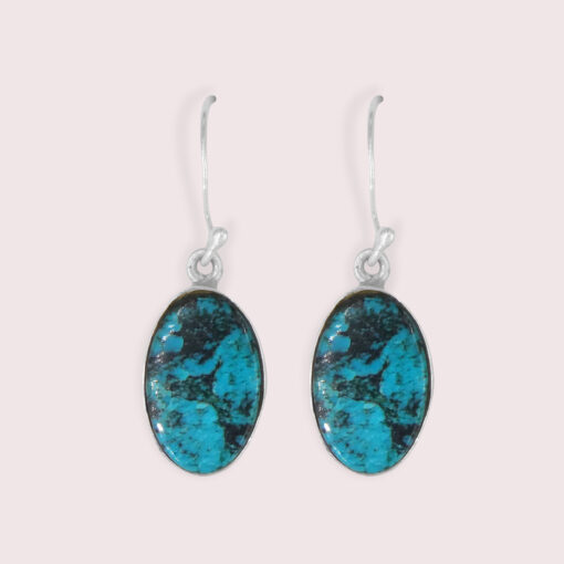 Tibetan turquoise earrings GMER0245