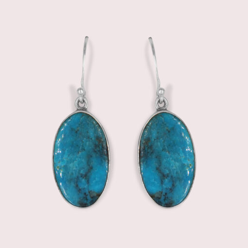 Tibetan turquoise earrings GMER0246