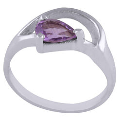 Amethyst 925 silver gemstone ring