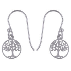 Tree of life 925 silver earrings