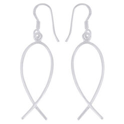 925 sterling silver dangle minimal earrings